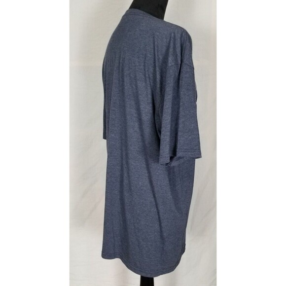 NEW YORK YANKEES Majestic T-shirt Size XL Heather Navy Short Sleeve Mens - Picture 6 of 8